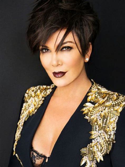 Kris jenner makes clear that she loves on an excellent slicking of her short curls. Pin by Victoria on Midnight and Gold! (With images ...