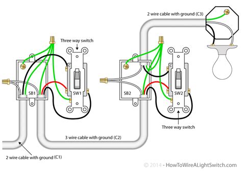 Look at the wiring setup. staircase wiring circuit diagram way switch wiring diagram ...