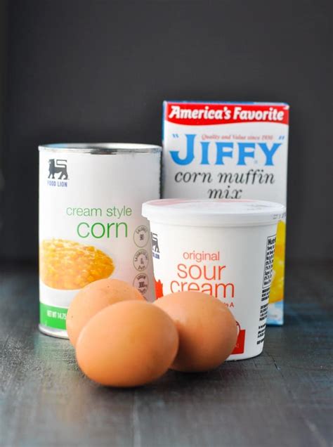 Similar to a soufflé, this corn pudding puffs up, then sinks a little as it cools. Corn Pudding - 4 Ingredient, 4 Minute - The Seasoned Mom
