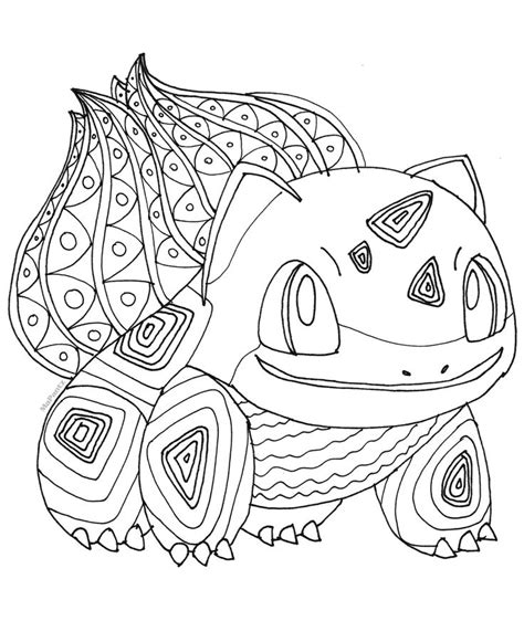 Tips for printing coloring book page or coloring sheet: Pokemon Bulbasaur Free Coloring Page By Mapantz Coloring ...