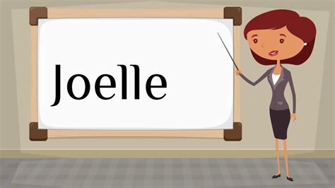 Look up words and phrases in comprehensive, reliable bilingual dictionaries and search through billions of online translations. How do you say 'Joelle' in Spanish? - YouTube