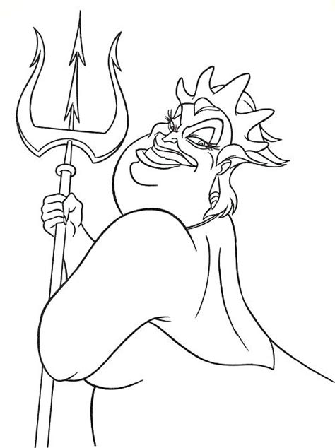 Do you like mermaids ? Ursula Coloring Pages at GetColorings.com | Free printable ...