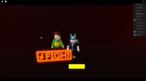 The developers post them regularly to update players on what they. CHARA EVENT | Undertale: fighting mania | ROBLOX - YouTube