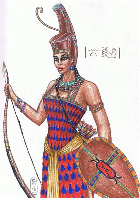 Neith was the Great Mother who was associated with war and hunting. She ...