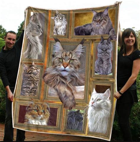 The cost is £5.90 (£4.50 + £1.40 postage). MP1810 - Cat - Maine Coon Lovers - Quilt - Christmas ...