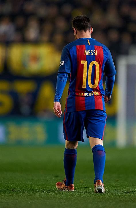 10, villarreal de san carlos, spanien. Lionel Messi of Barcelona during the La Liga match between ...