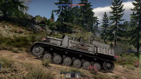 Brummbar assault gun with 150mm infantry gun. War Thunder Sturmpanzer II Bison Gameplay - YouTube