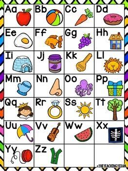 Simple alphabet pour apprendre à écrire avec sa boite de rangement. Alphabet Chart FREEBIE | Language arts and literacy ...