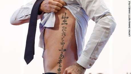 This is a chinese proverb. For Chinese, tattoos no longer taboo - CNN.com