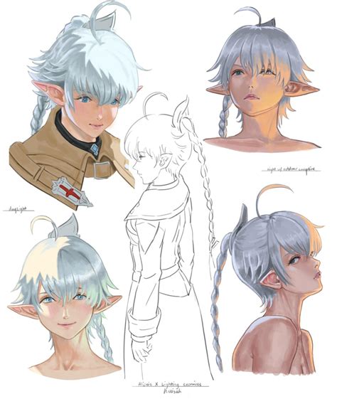 She and her older twin brother, alphinaud leveilleur, are the grandchildren of louisoix leveilleur. Alisaie X Wol - Ali Poppy Tumblr Posts Tumbral Com / At ...