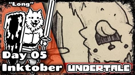 I can't believe i took this long to draw lesser dog. Lesser Dog │ Undertale Drawing Time Lapse │ Inktober Day 5 ...