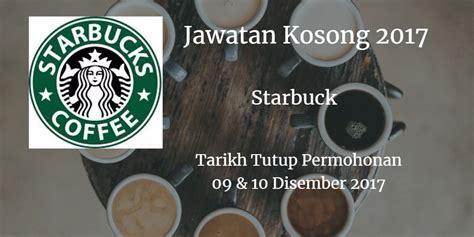 Jawatan kosong majlis bandaraya ipoh. Jawatan Kosong Starbuck 09 & 10 Disember 2017 | Dots