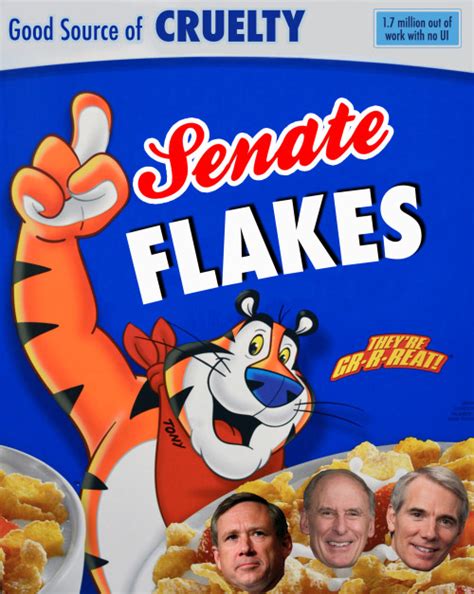 Tony is known for uttering the cereal's slogan: frosted flakes on Tumblr