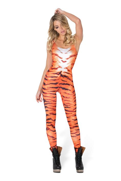 Masked pornstar hot oral 615 min. Tiger Stripes Catsuit | Black milk clothing, Spandex girls ...