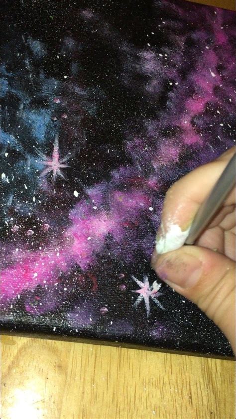 Transform your ceiling into a stunning cosmic scene with a milky way mural designed using real star data! How To Paint A Galaxy - Glow In The Dark Acrylic Painting ...