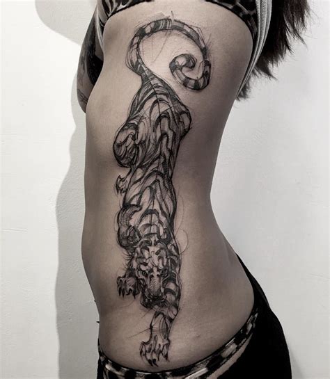 Therefore, it needs boldness to display it. @bk_tattooer | Rib tattoo, Rib tattoos for women