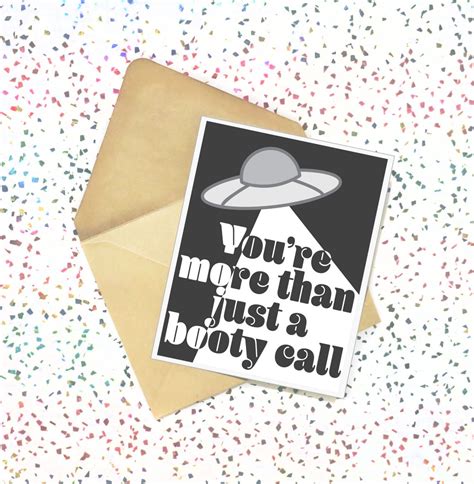 We use these for our hump day booty pics. Pin on Etsy Shop You're More Than Just a Booty Call - Funny Valentine's Day Card. Valentine Card ...