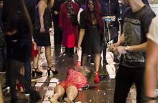 woman birmingham drunk carnage ground eve face streets down drunken party year britain drunkest overdone lies brits parties show swns