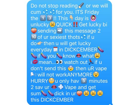 You're my special friend, thanks for taking in anything that i say. 15 Wildly Inappropriate Chain Texts to Troll Your Friends ...