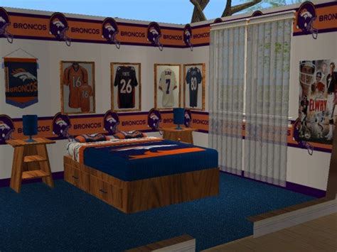 See more ideas about broncos, denver broncos, go broncos. Mod The Sims - Denver Broncos Bedroom requested by Jeffsta17