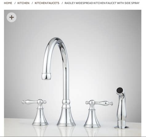 Kitchen faucets in 2020 are available in many styles, shapes, finishes, and they incorporate numerous unique technologies. Radley, simple and clean | Widespread kitchen faucet ...