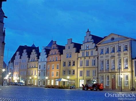 Hier halten sowohl die nordwestbahn an die nordseeküste. Old Town Osnabrück (Osnabrück Altstadt) Osnabrück, Germany ...