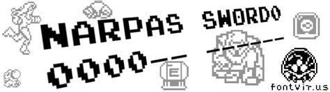 Usually when i check game sprite rips, there's a font as well. blog.xero.nu