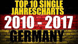 German Deutsche Top 10 Single Jahres Charts 2010 2017 Year End