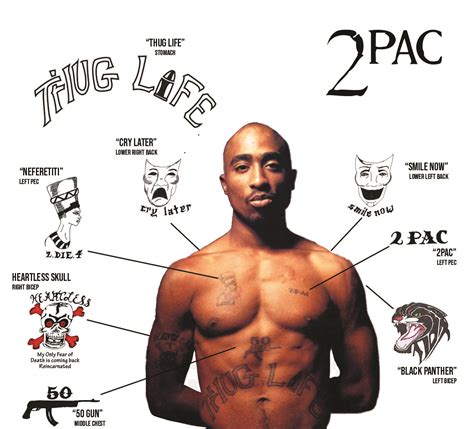 Tupac cross design tatuajes impresionantes. Smile Now Cry Later Tattoo Chest