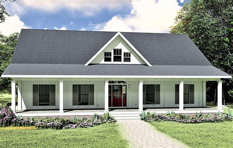 The riverbend is a rustic style house plan with stone and porches. House Plan 1776-00105 - Country Plan: 1,611 Square Feet, 3 Bedrooms, 2 Bathrooms | Porch house ...