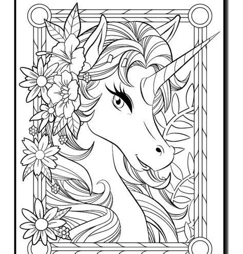 The entire coloring book is. Coloring Sheet Beautiful Unicorn Unicorn Coloring Pages ...