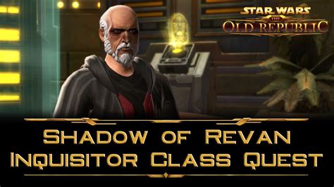 Hi fellow obsidian and kotor fans you clearly know about swtor treatment of revan and kotor,already insulting,but i wanted to talk about shadow of revan,the latest expansion of swtor that it was clearly the end of revan for those who. Shadow of revan quest line Drew Karpyshyn - emergencysurvival.info