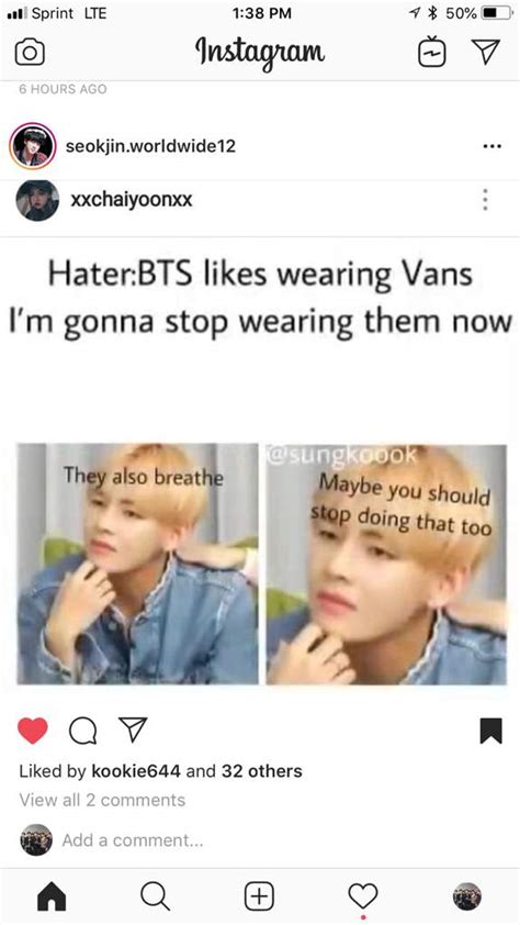 Amugeotdo saenggakhaji ma neon amu maldo kkeonaejido ma geunyang naege useojwo nan ajikdo mitgijiga. BTS memes to butter you croissant | BTS Amino