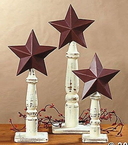 Decor home americana, americana, sp, brazil. Rustic Americana Barn Stars on Spindles. My kitchen needs ...