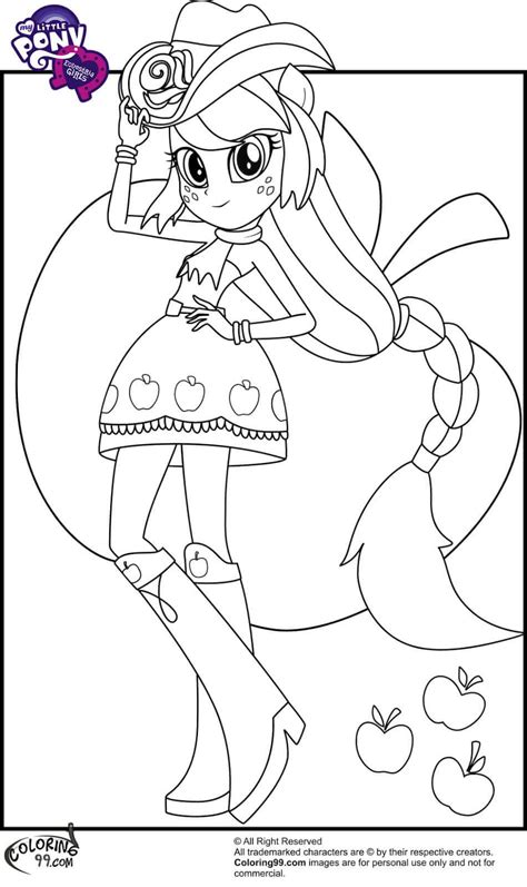 Printable my little pony applejack pdf coloring pages. 15 Printable My Little Pony Equestria Girls Coloring Pages