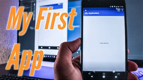 You write android apps in the java programming language using an ide called android studio. Creating Your First Simple Android App - YouTube