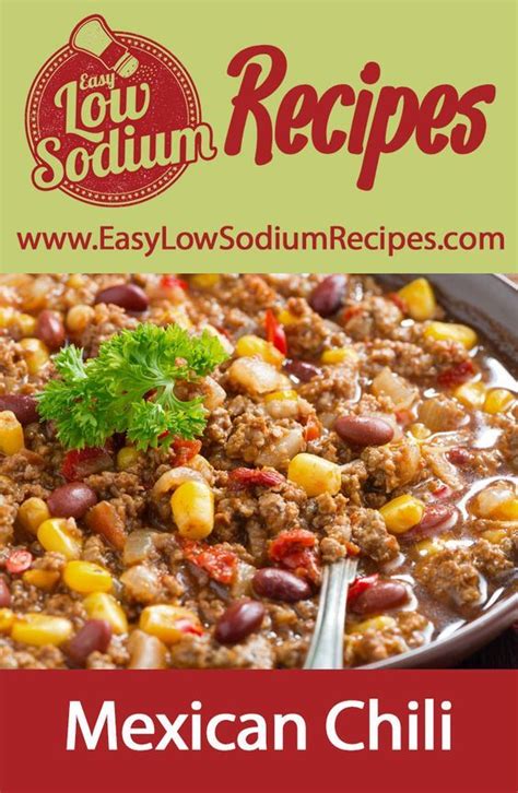 Store your leftover keto enchilada sauce in the fridge for up to 2 weeks, or freeze for up to 3 months. Low Sodium Mexican Chili | Low sodium chili recipe, Easy ...