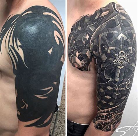 Tattoo sleeves basically refer to those tattoo designs that are usually large in size or cover a huge part of your arm or leg when put together. 10 Creative Cover Up Tattoo Ideas To Fix Old Tattoo Fails ...