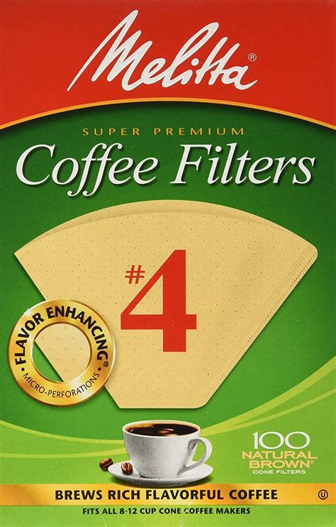 Brown paper filters are unbleached, or at least they should be, because some companies are sneaky and bleach their filters white then dye them brown after so they can charge more and call them organic. Melitta #4 Unbleached Coffee Filter - 100CT - Spoons N Spice