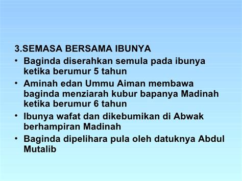 Suatu kabilah yang kurang berkuasa dalam suku quraisy. Pelajaran 24 : Riwayat Hidup Nabi Muhammad S.A.W ...