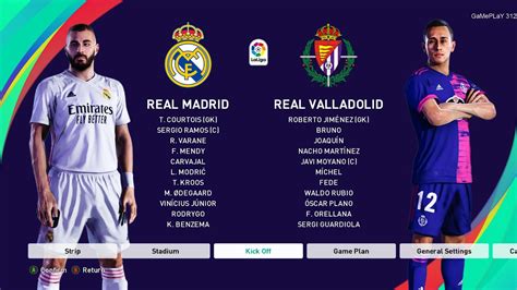 More sources available in alternative players box below. PES 2021 - Real Madrid vs Valladolid - LaLiga Santander ...