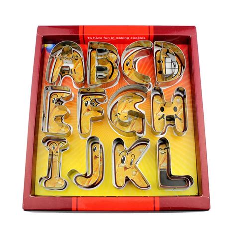 Shop the cheapest selection of alphabet cookie cutter, 56% discount last 5 days. Large Size 26 English Letters Alphabet Cookie Cutters Set Gift Package ...