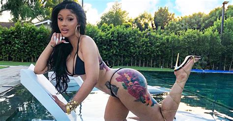 Cardi, 26, also showed off a horizontal lip piercing in a series of instagram stories posted following her show at new jersey's annual hot 97 summer jam music there they are: Cardi B Shows Real Body After Joking About Sucking In Her ...