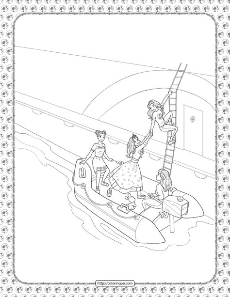 Coloring pages are fun for children of all ages and are a great educational tool that helps children develop fine motor skills, creativity and color recognition! Barbie Princess Adventure Coloring Pages 30