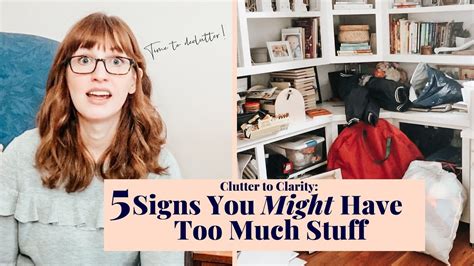 Pick everything up off the floor. CLUTTER TO CLARITY: 5 Unexpected signs You MIGHT Have Too ...