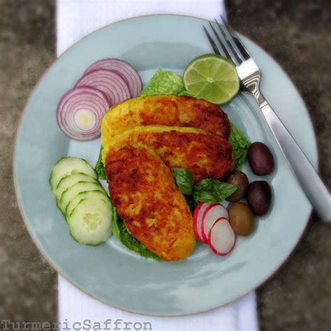 It is the kind of food that moms usually have to hide it while cooking, cause otherwise half of the patties will be eaten by the kids before serving them on the table. Turmeric & Saffron: Kookoo Sib Zamini - Persian Potato Patties