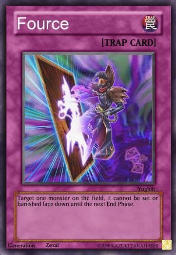 When that monster is returned to. Fource.jpg | Yugioh, Face down, Monster