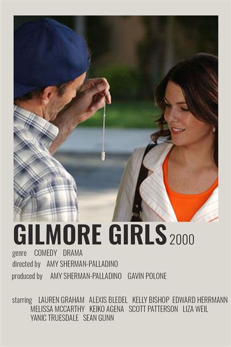 Maybe you would like to learn more about one of these? Gilmore Girls poster by cari in 2020 | Gilmore girls ...