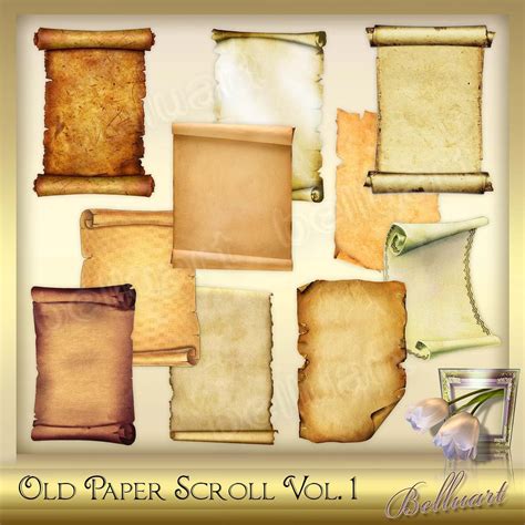 10 Old Paper Scrolls Vol.1 Old Scrolls old sroll scrolls | Etsy