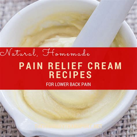 Make your own massage oil for therapeutic massage. 3 Quick-Working Lower Back Pain Creams (Homemade)